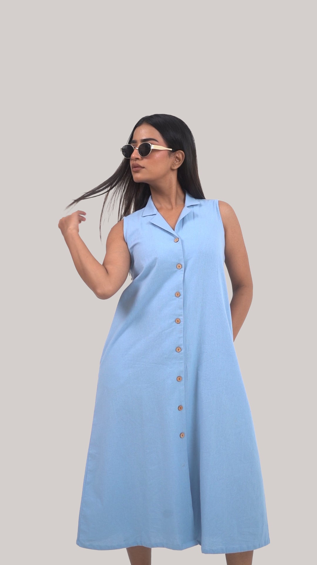 Aria Sapphire Blue Dress