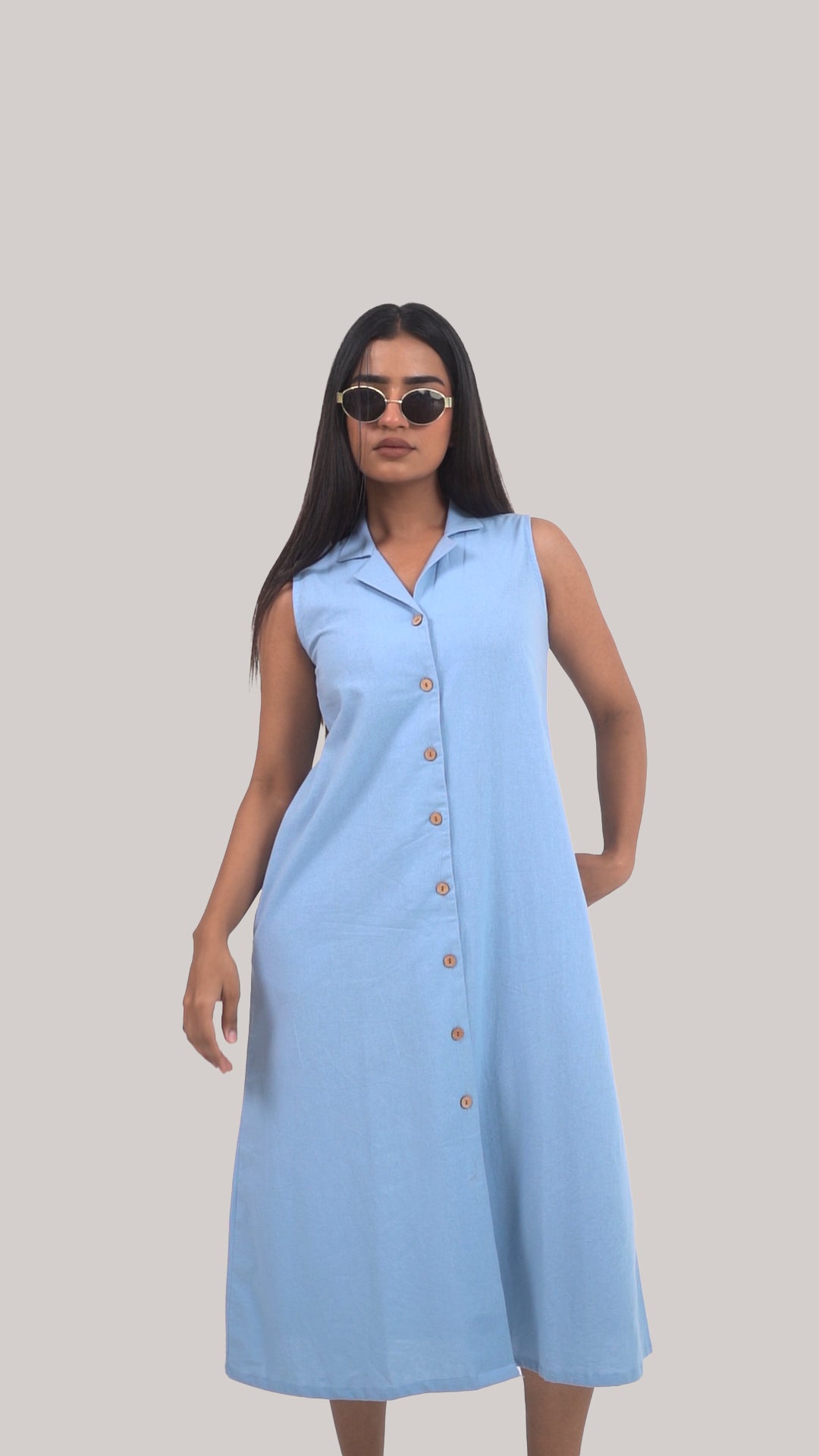 Aria Sapphire Blue Dress