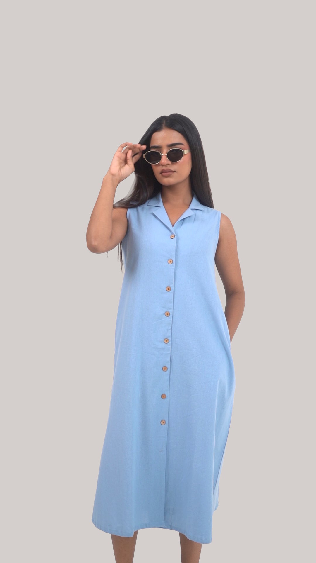 Aria Sapphire Blue Dress