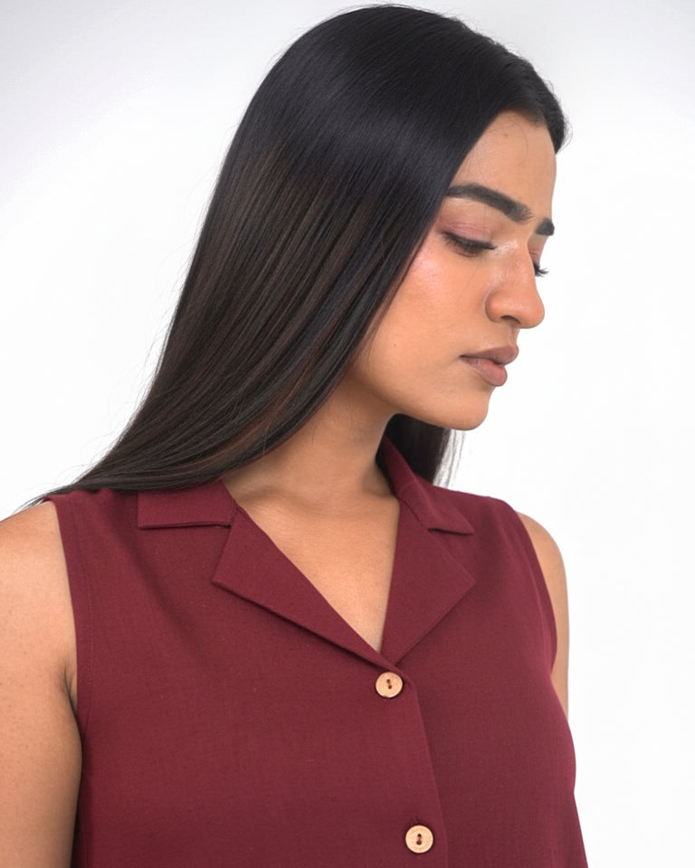 Aria Wine Dress