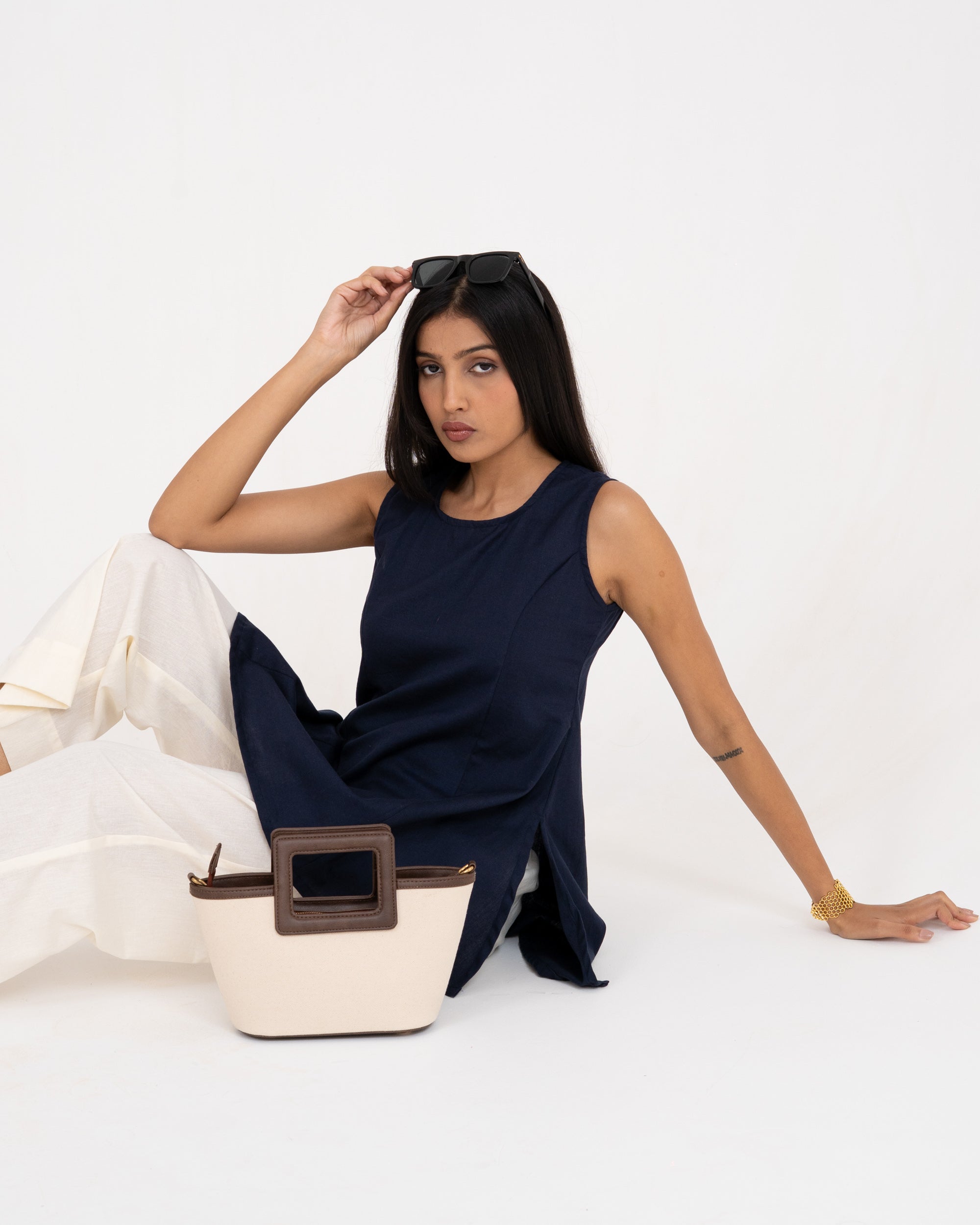 Niva Navy Blue Co-ord Set