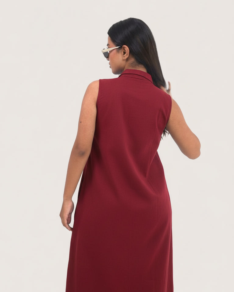 Aria Wine Dress