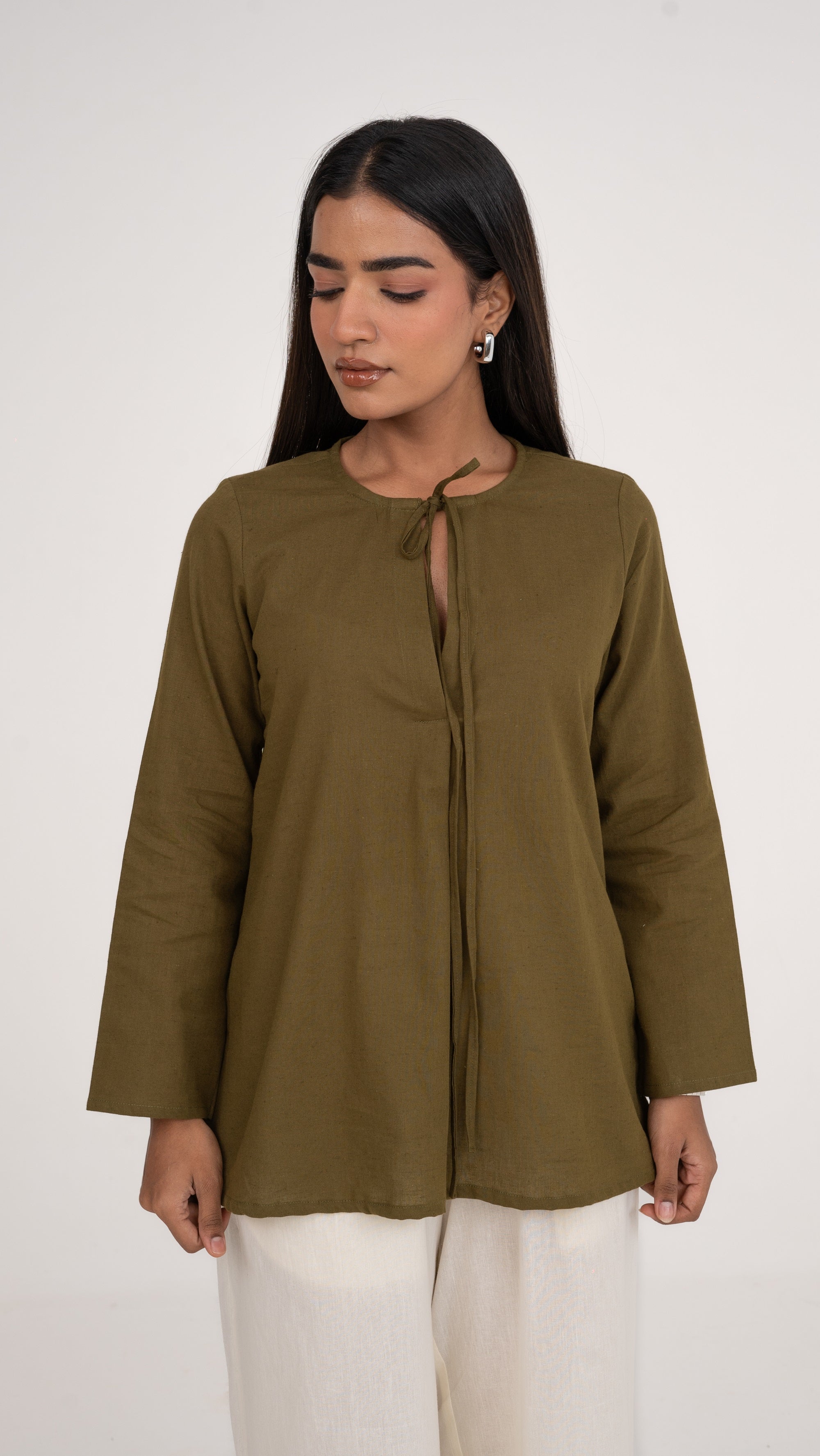 Lira Olive Green Top