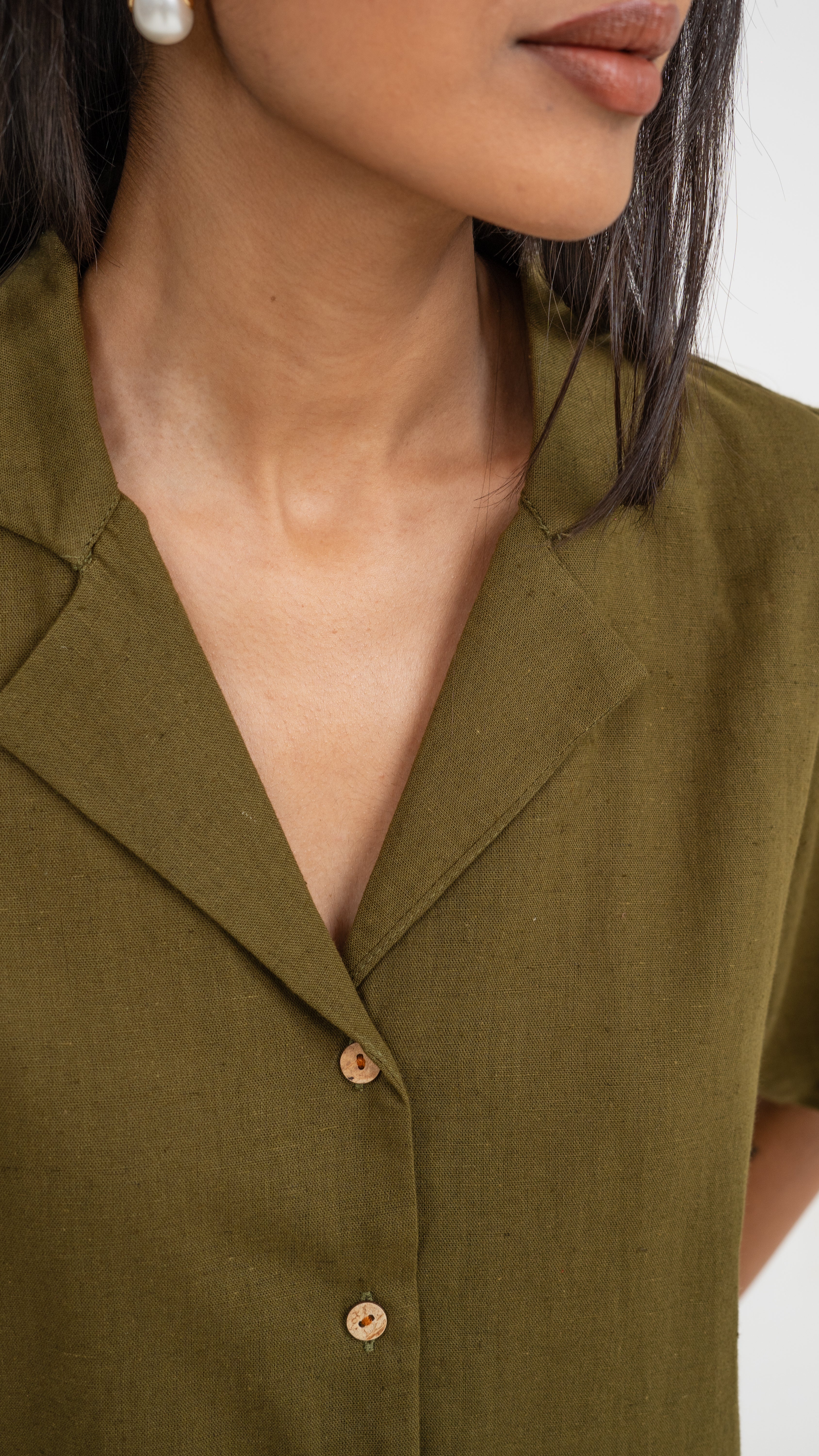 Aria Olive Green Dress