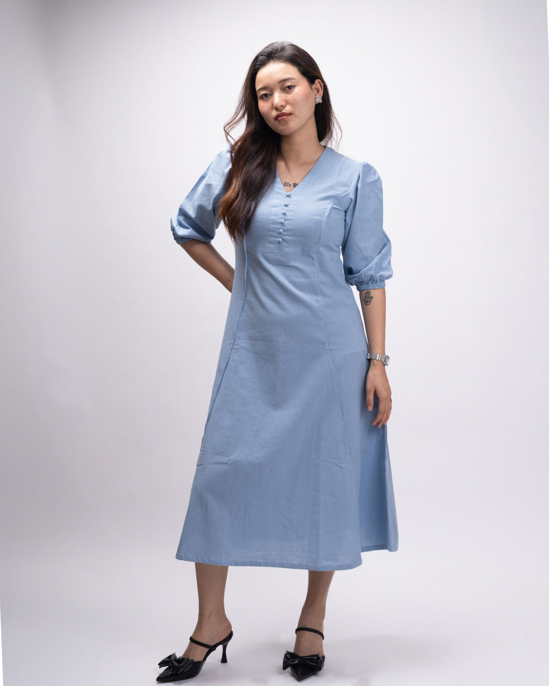 Elin Sapphire Blue Dress