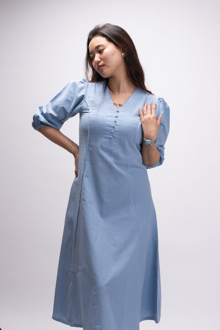 Elin Sapphire Blue Dress