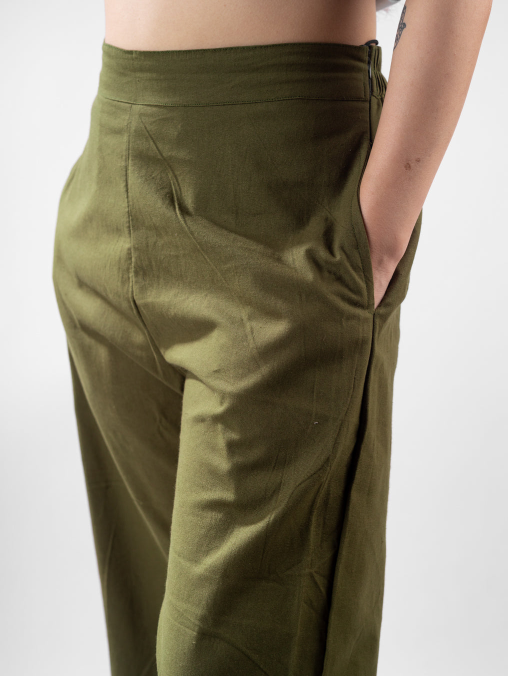 Lume Olive Green Pant