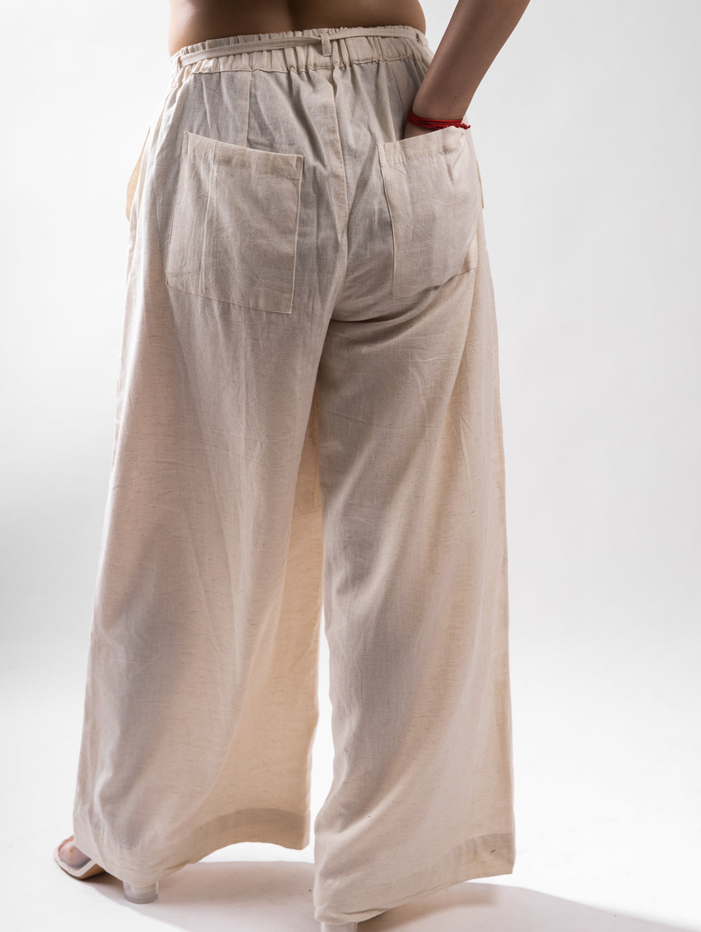 Orin Beige Drawstrings Pants