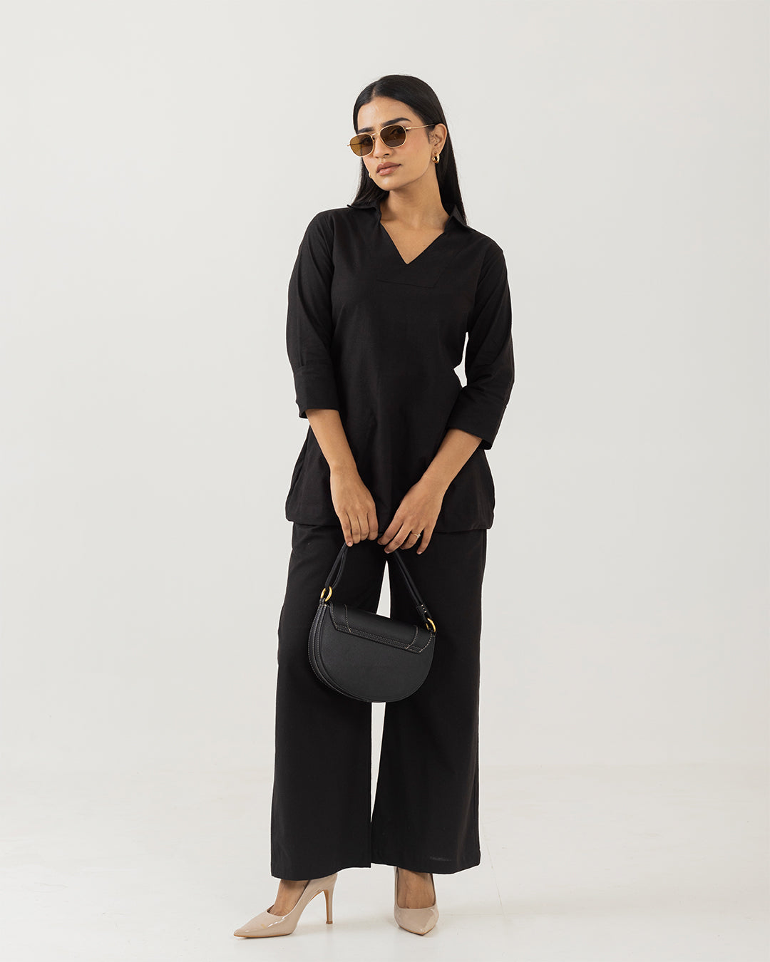 Solace Black Tunic
