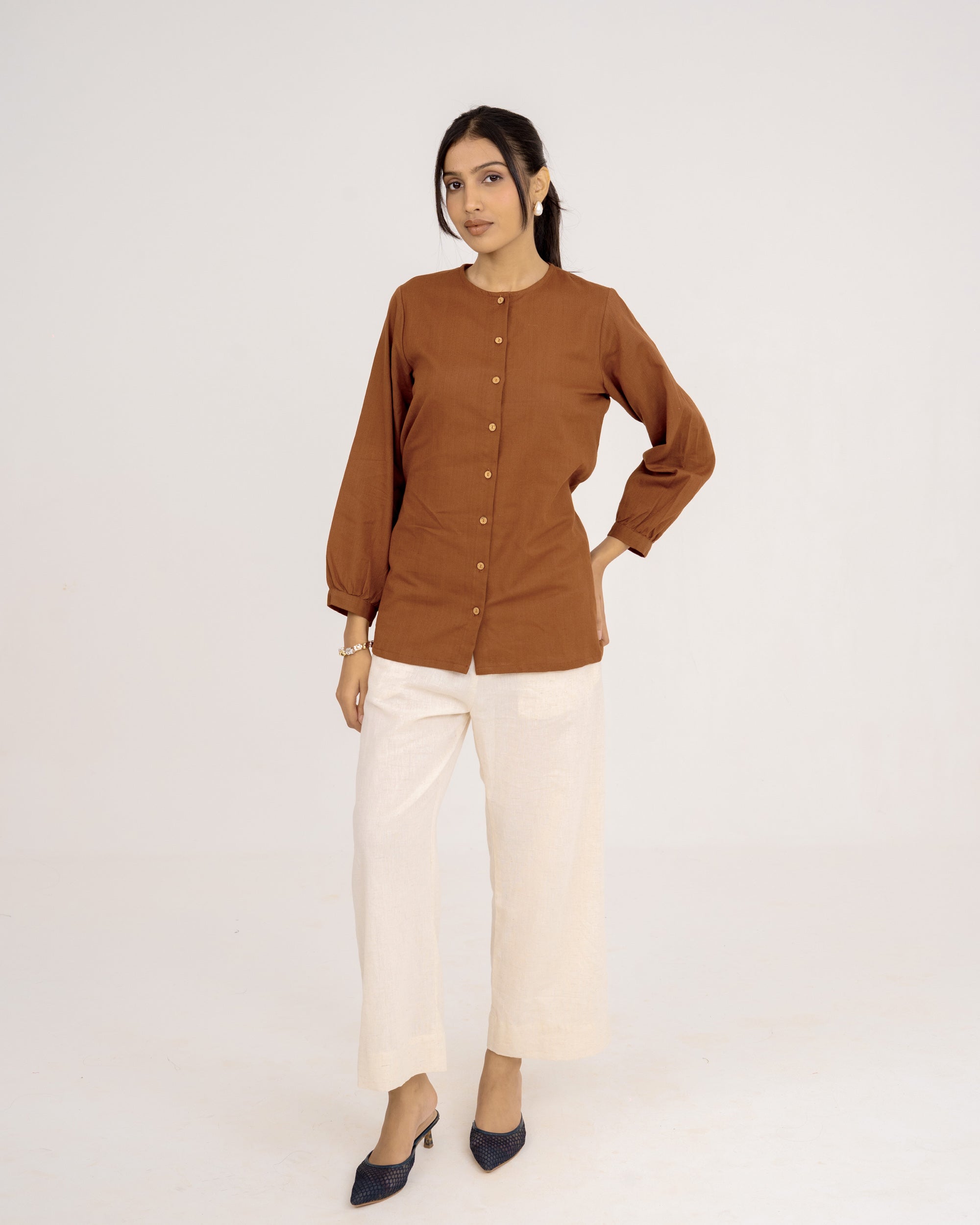 Nysa Brown Top