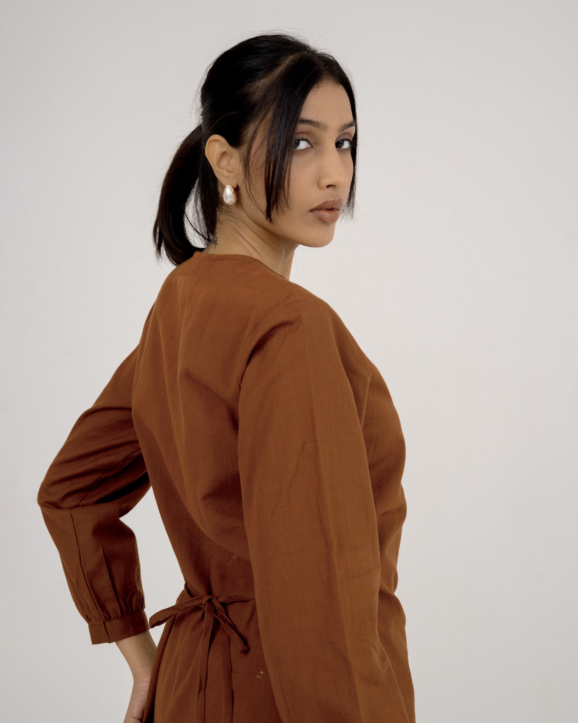 Nysa Brown Top