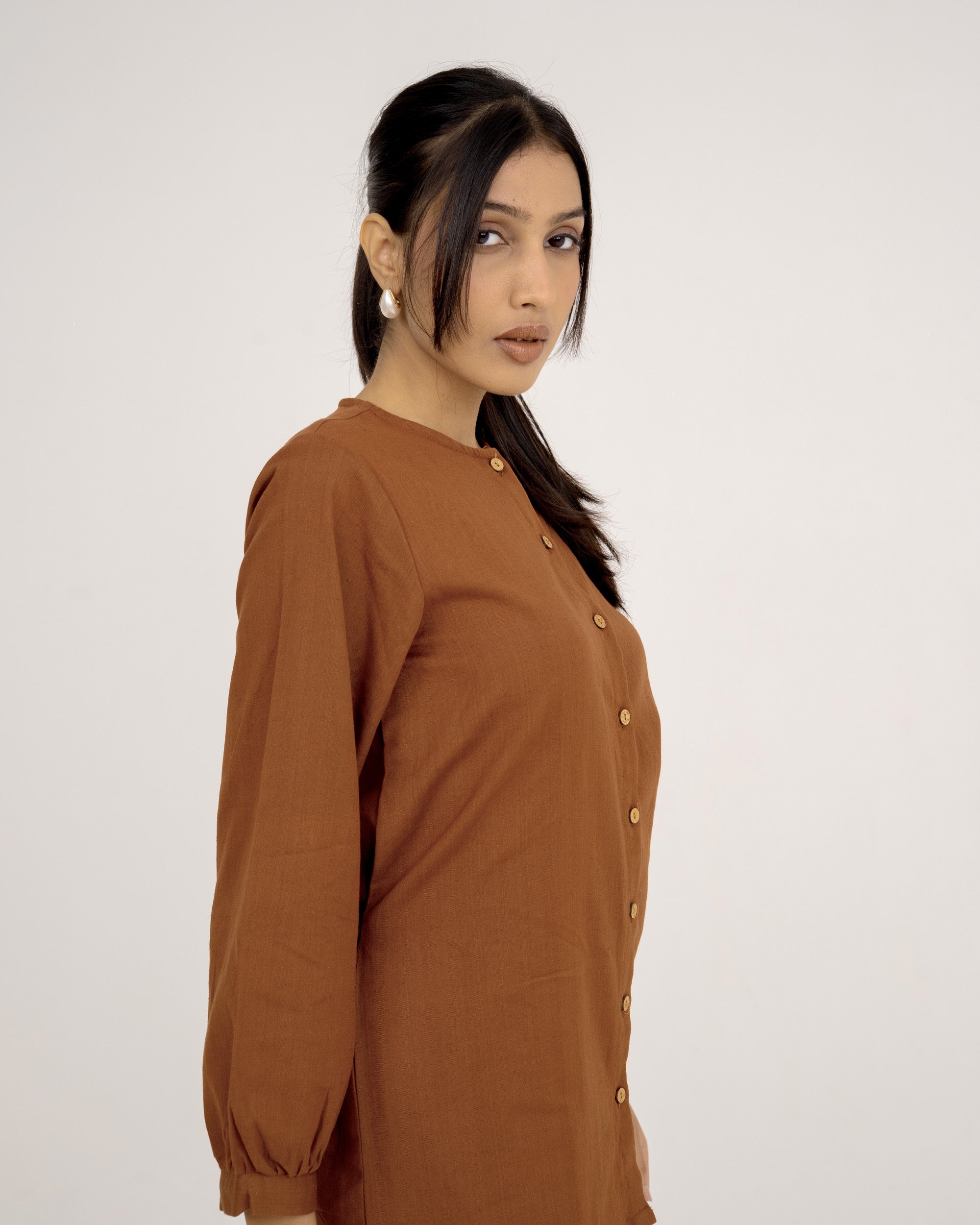Nysa Brown Top