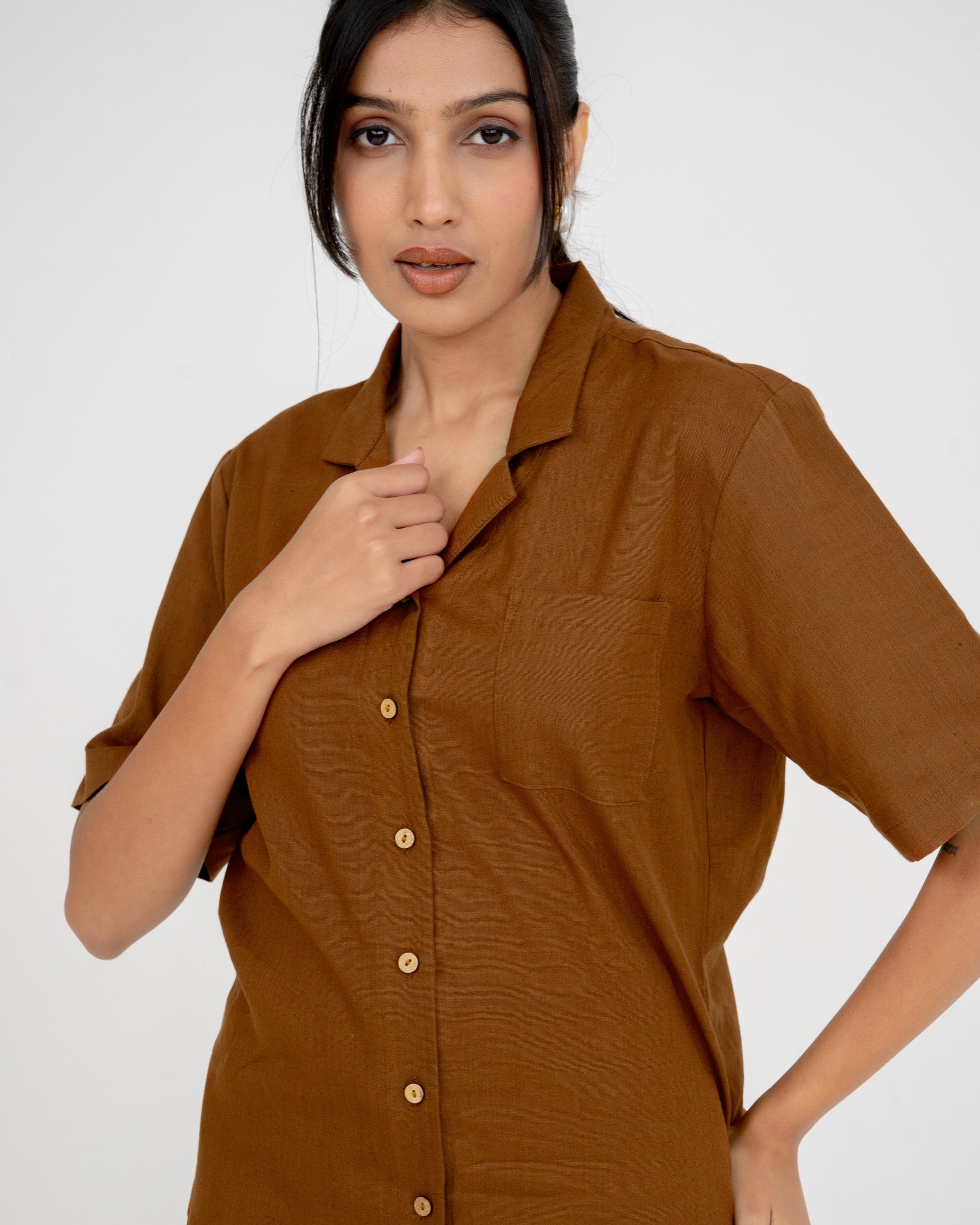 Elan Brown Shirt