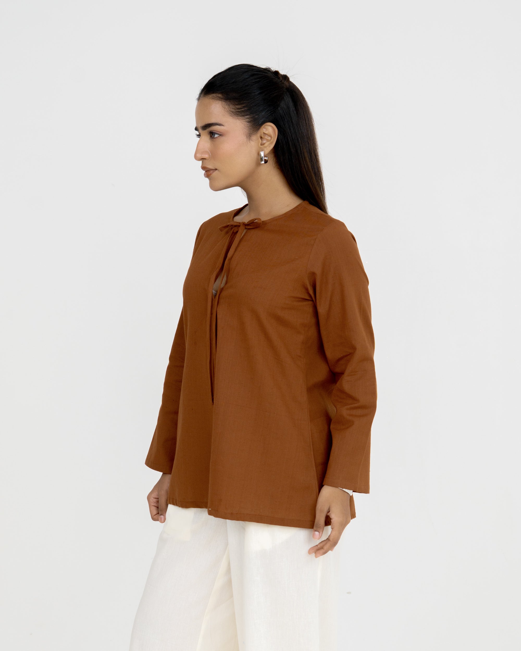 Lira Brown Top