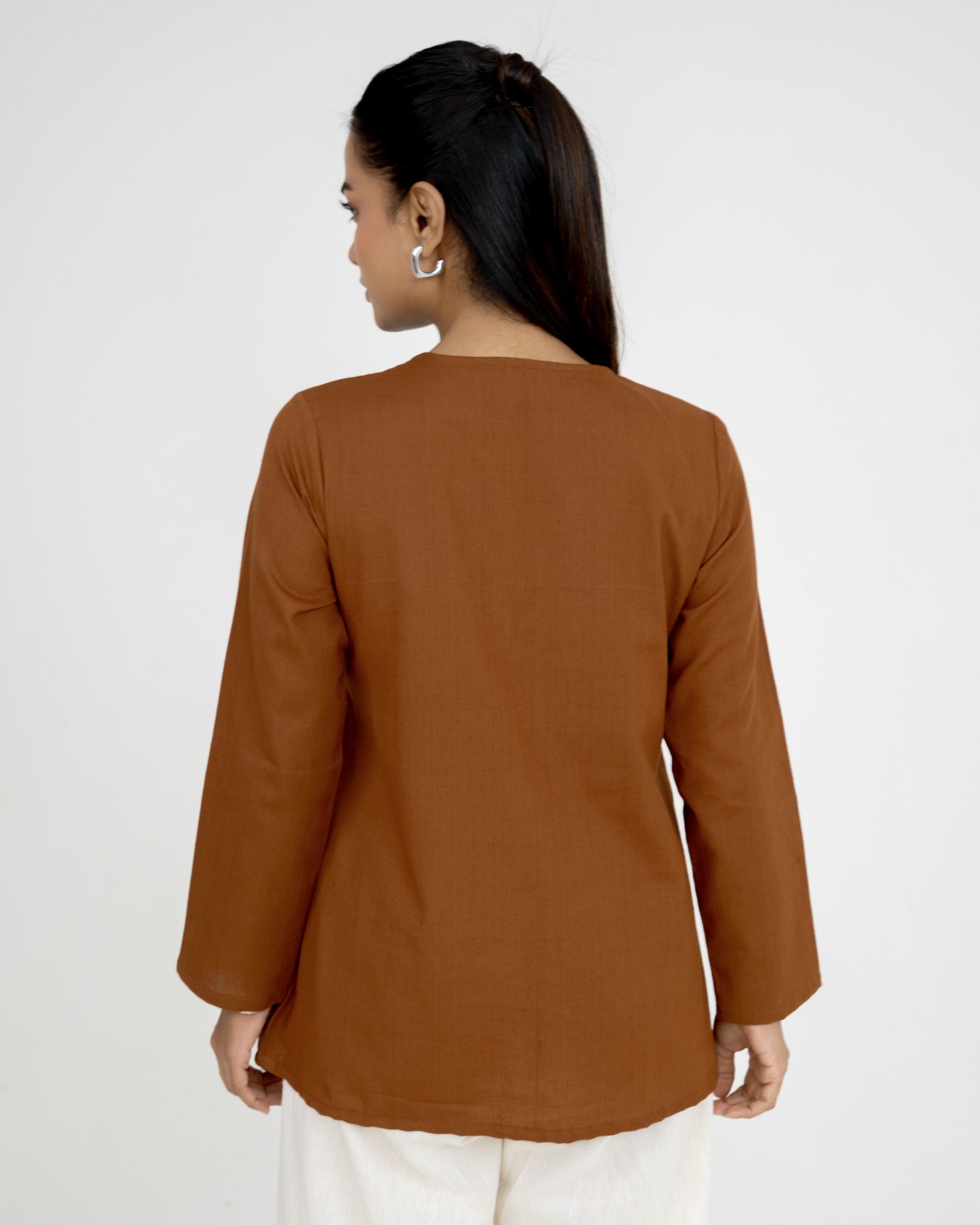 Lira Brown Top