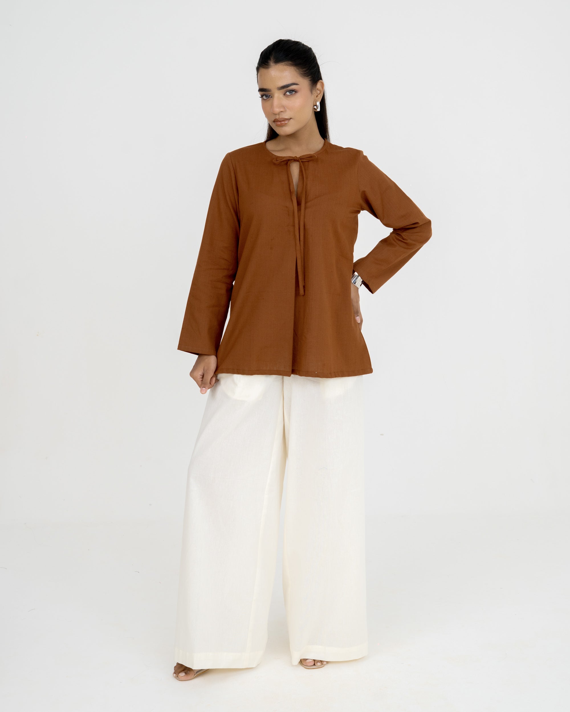 Lira Brown Top