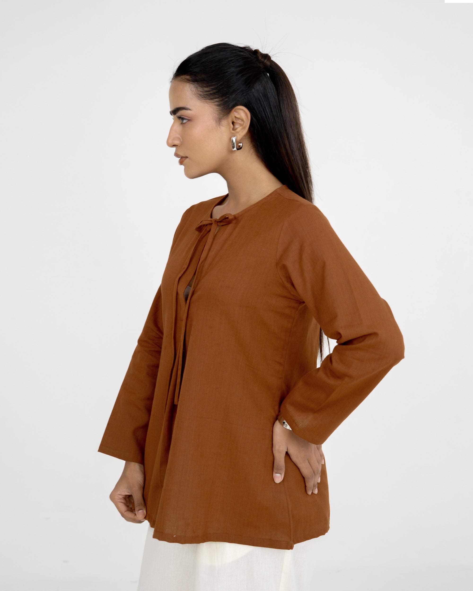 Lira Brown Top