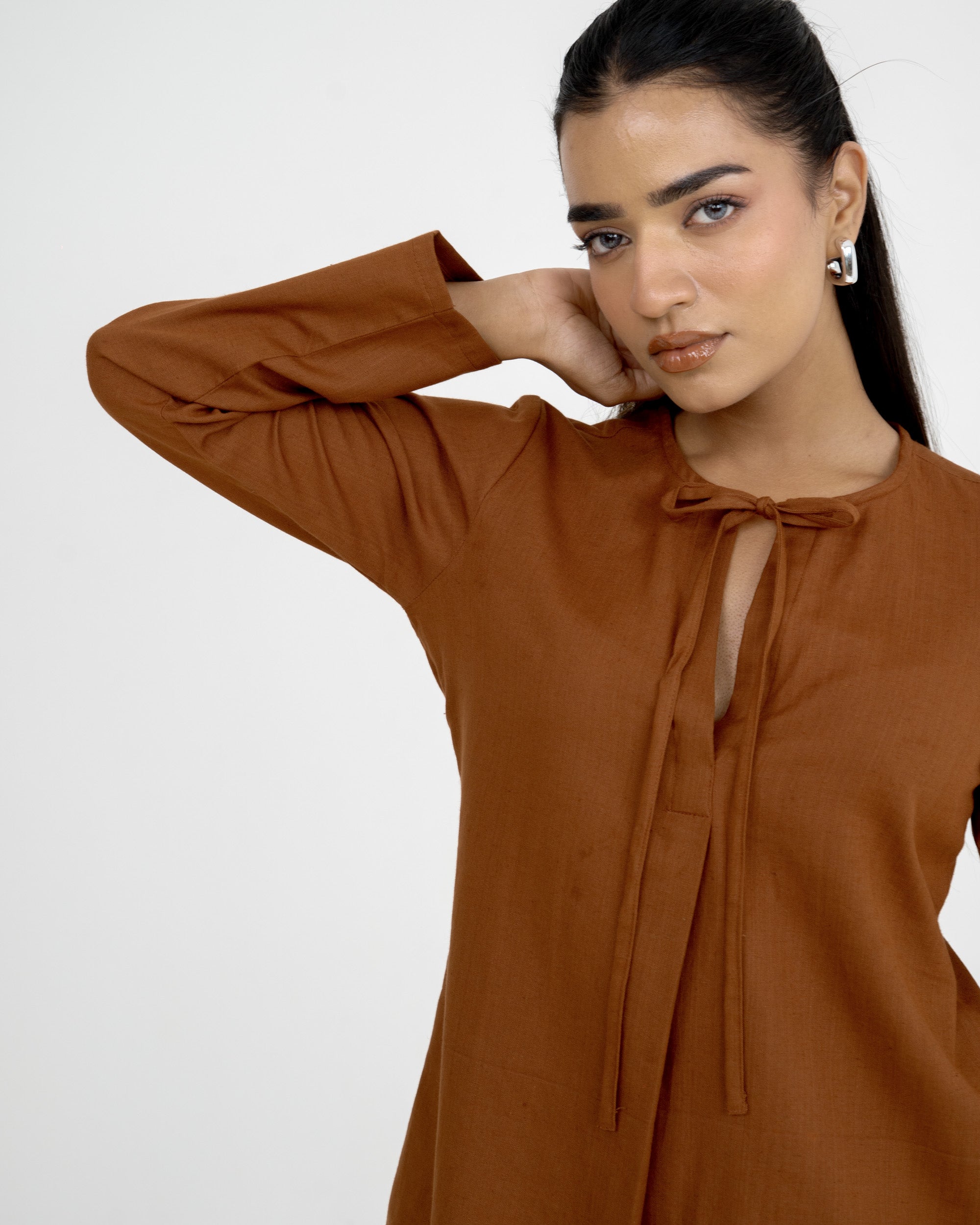 Lira Brown Top