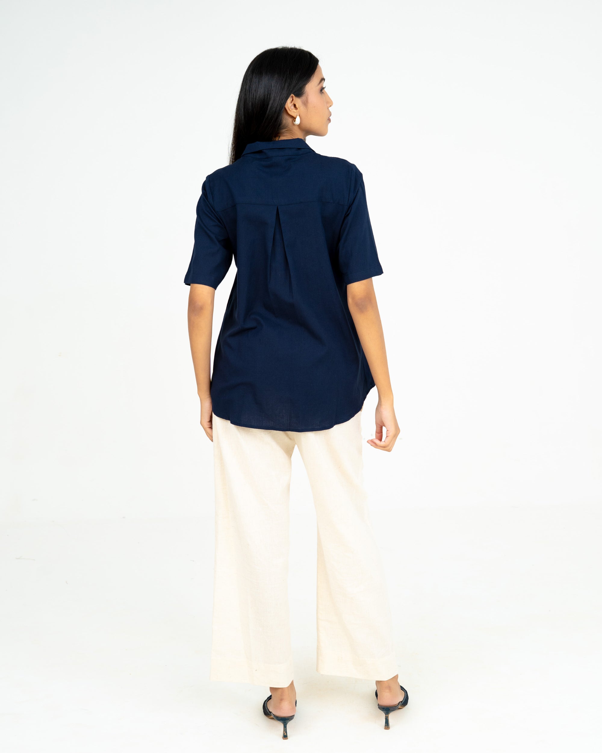Elan Navy Blue Shirt