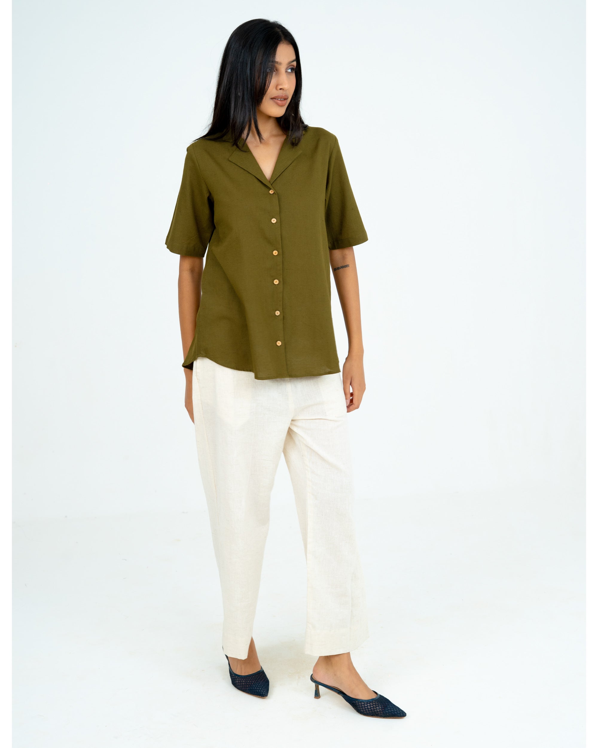 Verve Olive Green Top