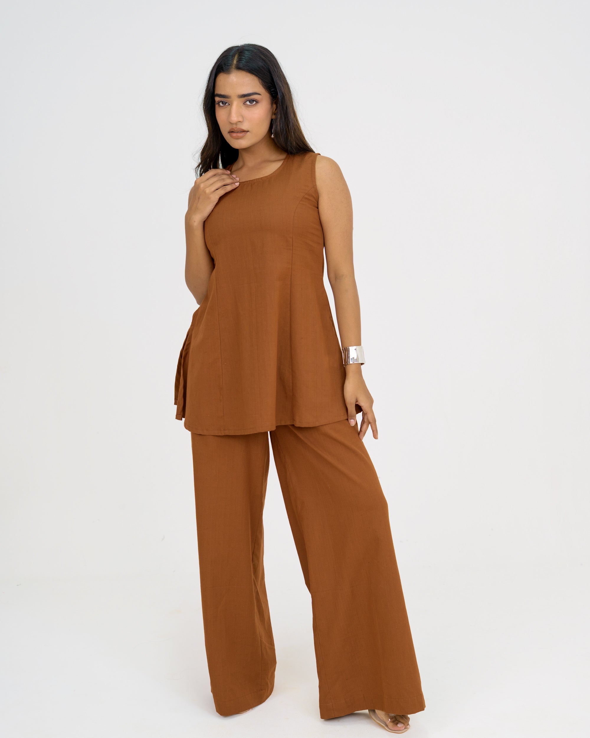 Niva Brown Co-ord Set
