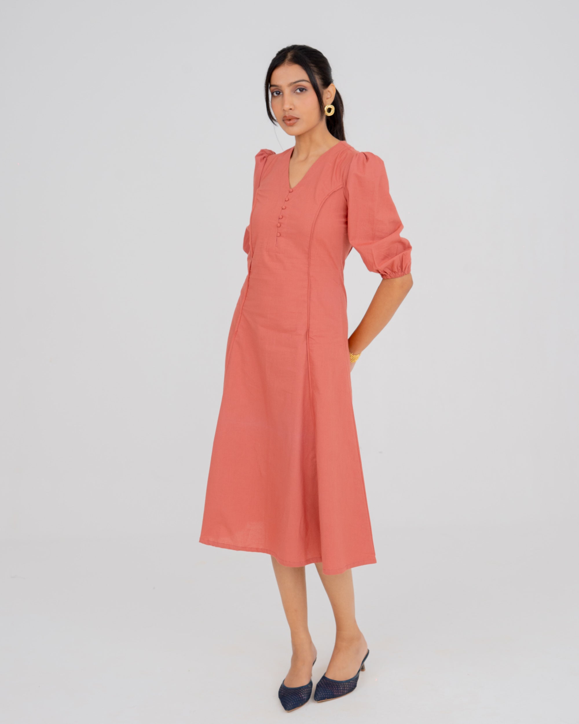 Elin Dusty Rose Dress
