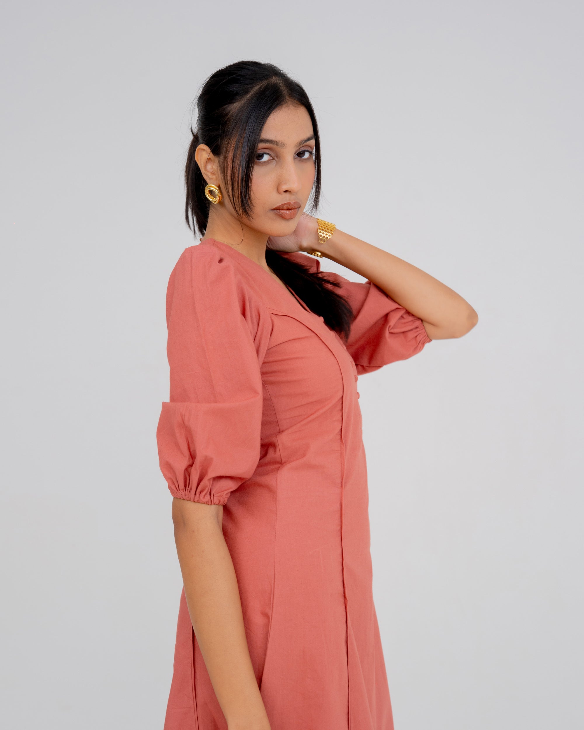 Elin Dusty Rose Dress