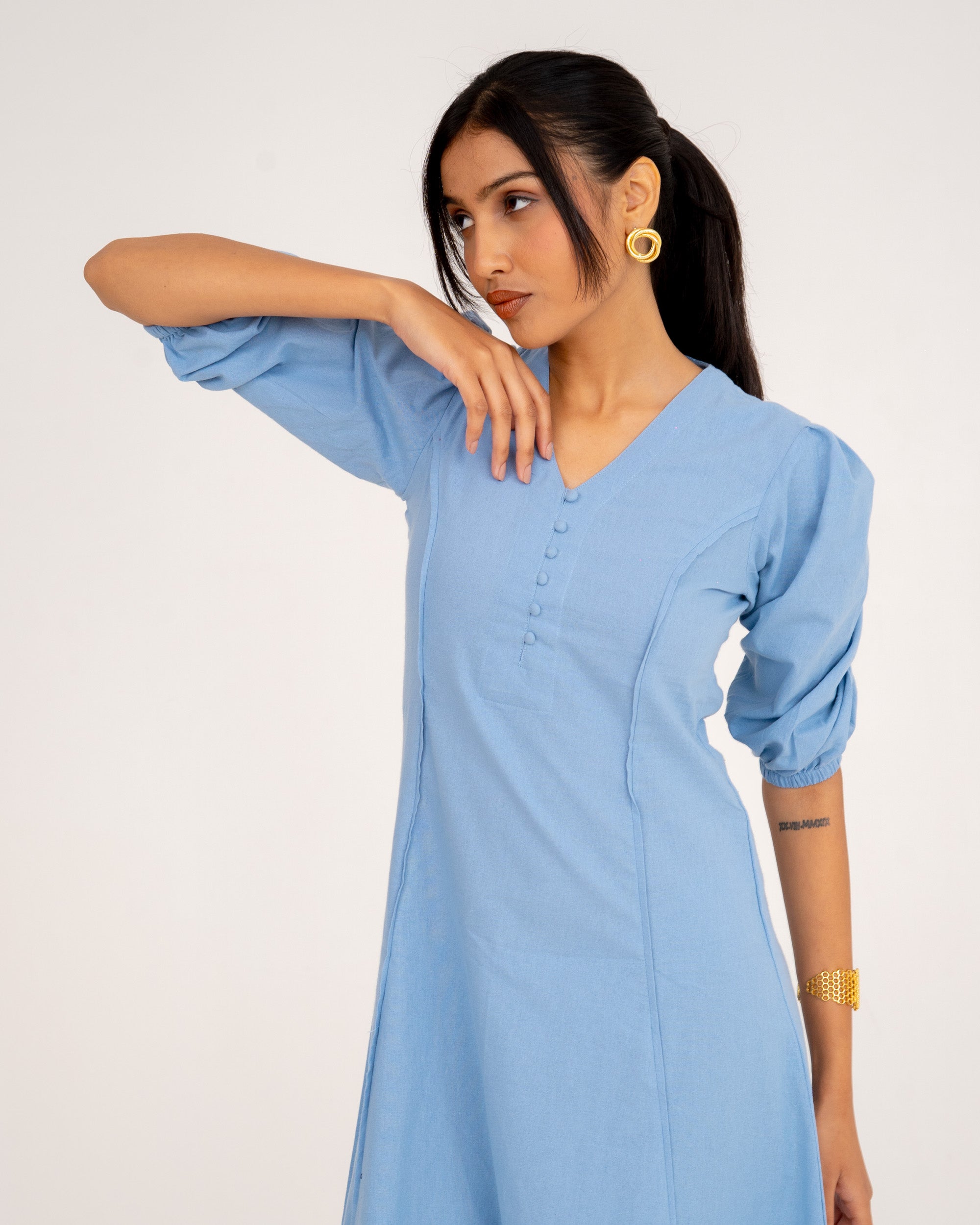 Elin Sapphire Blue Dress