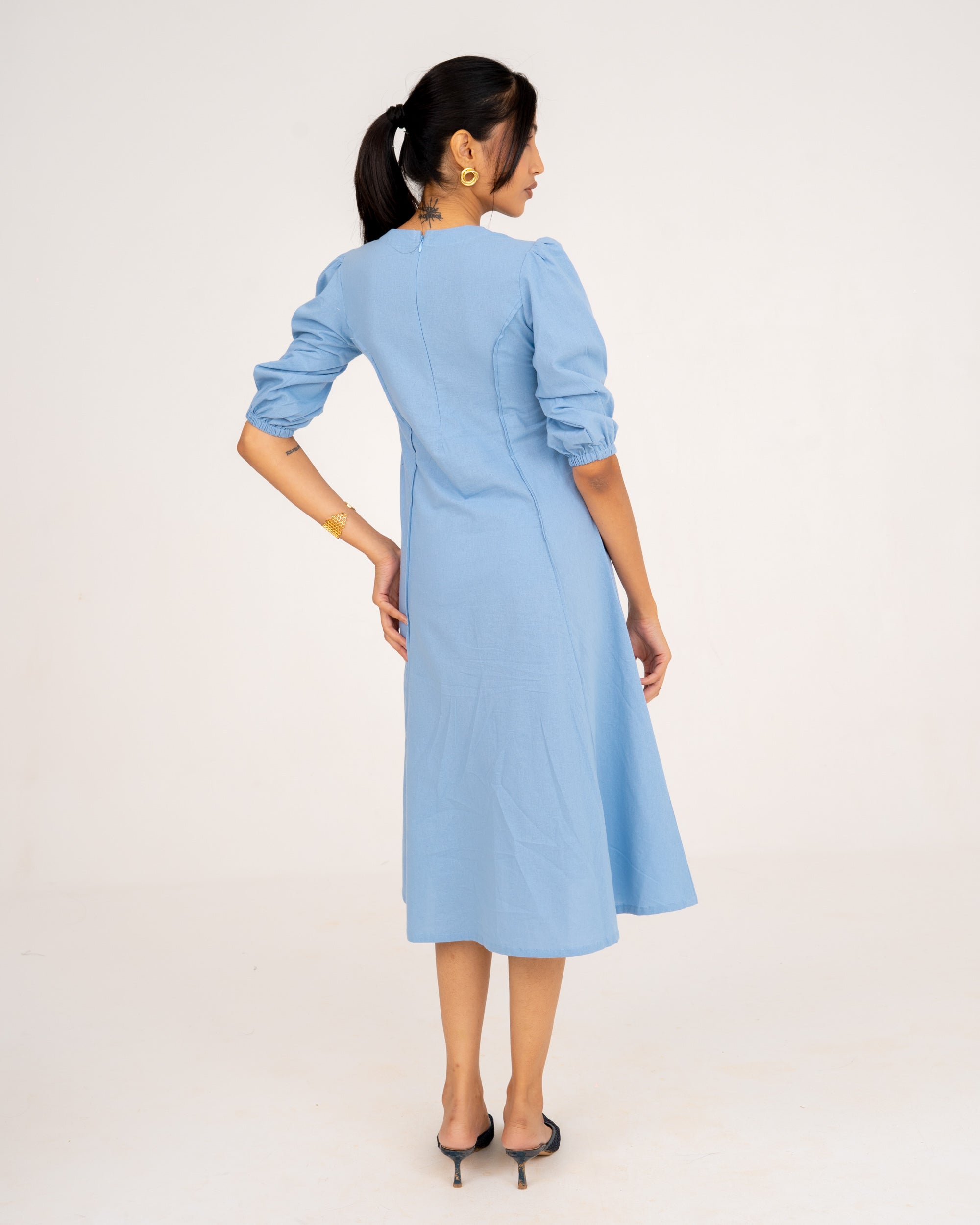 Elin Sapphire Blue Dress