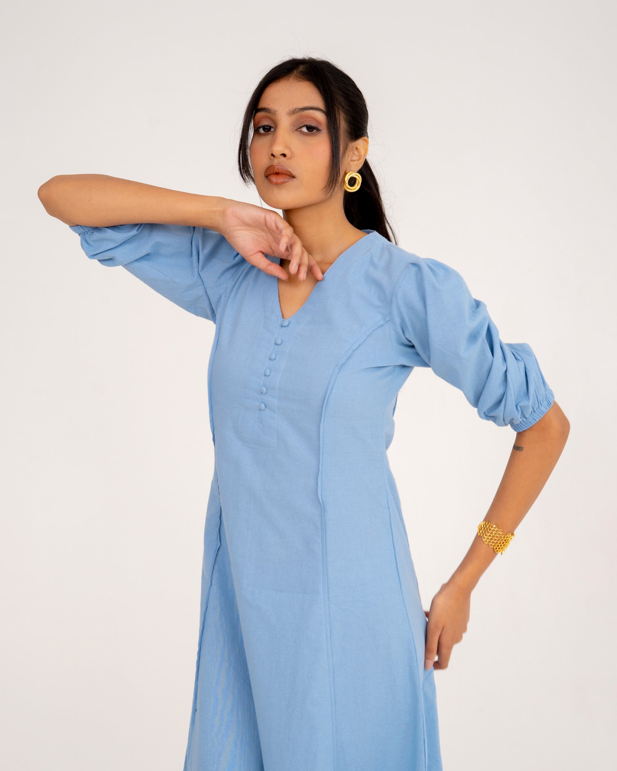 Elin Sapphire Blue Dress