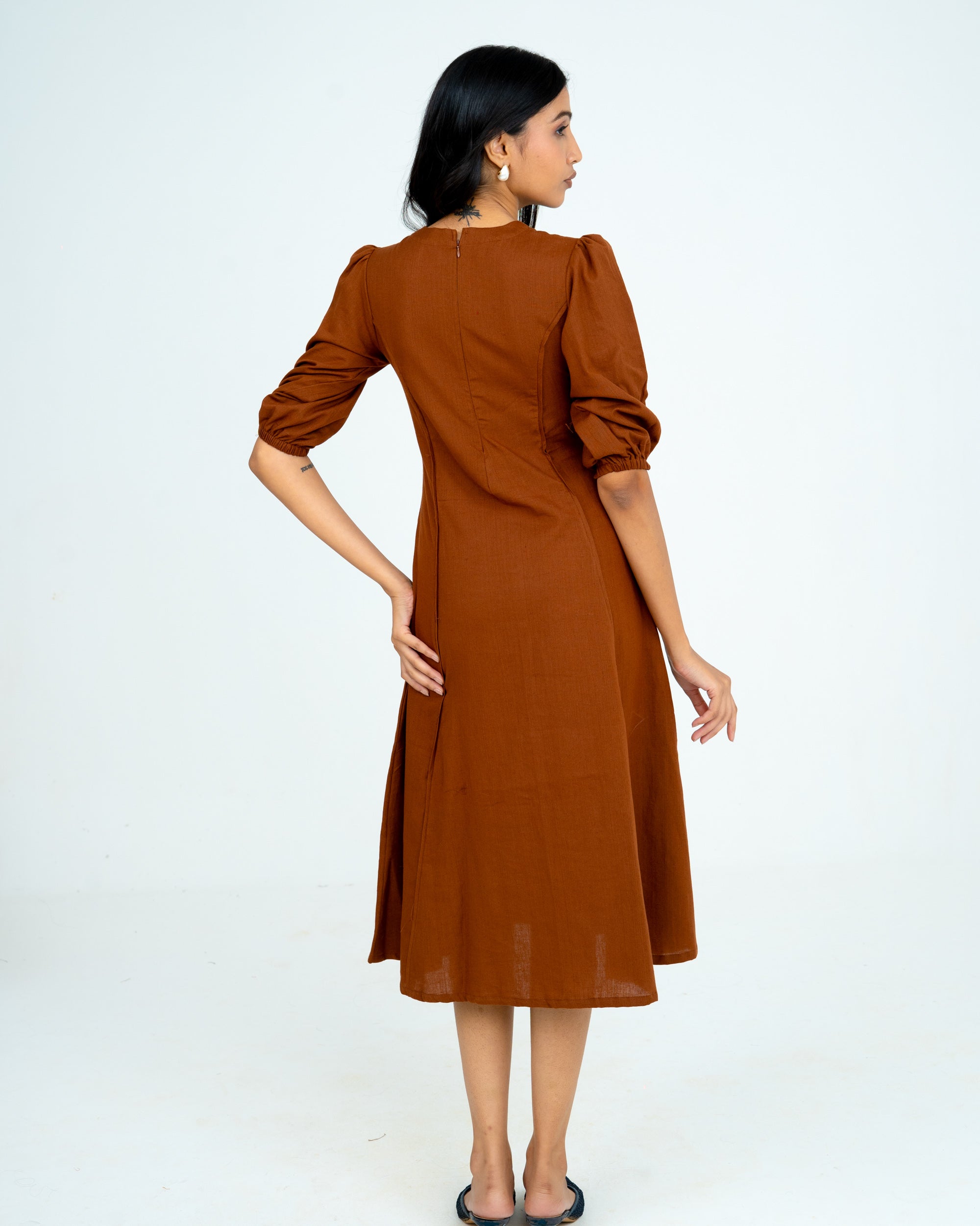 Elin Brown Dress