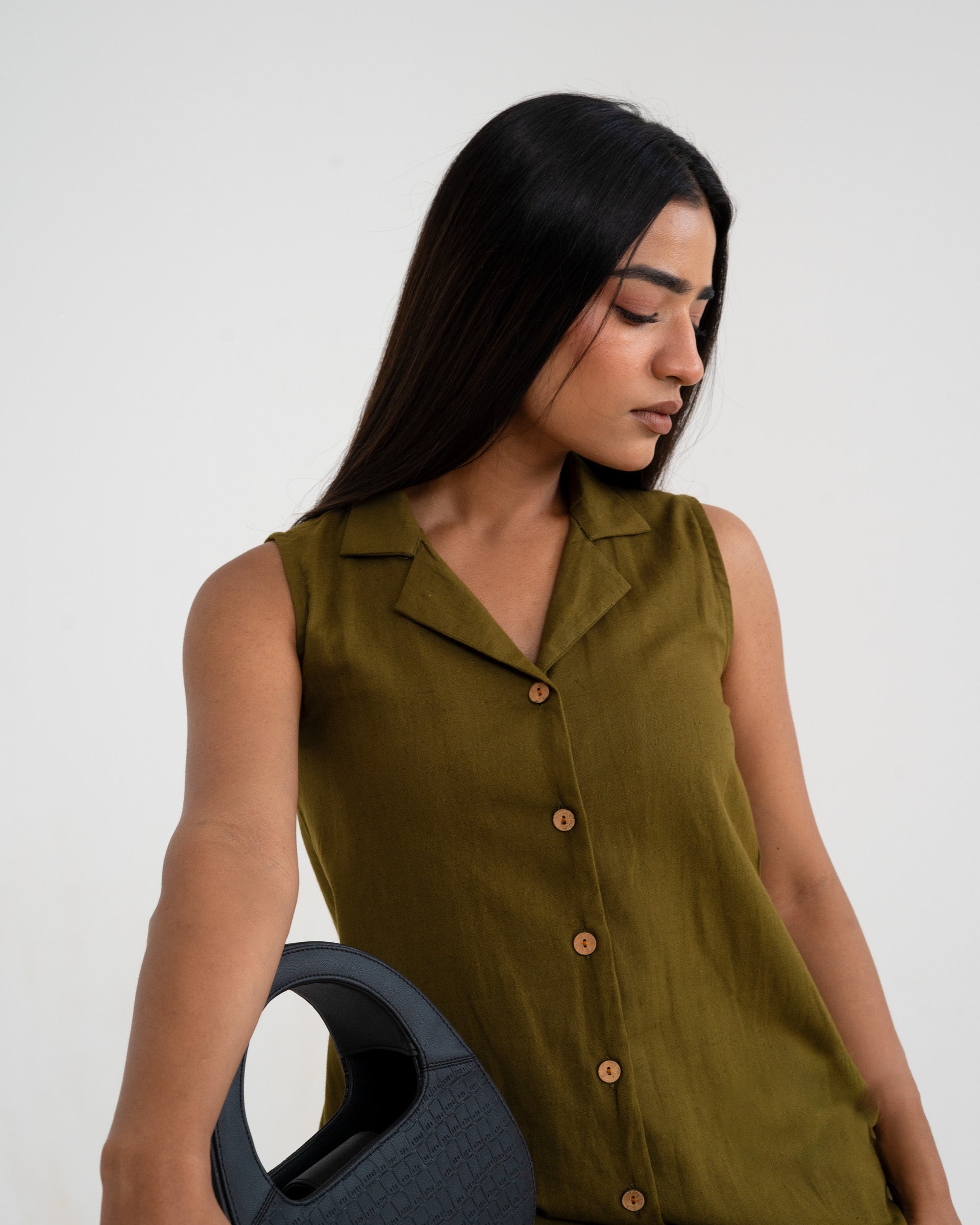 Aria Olive Green Dress
