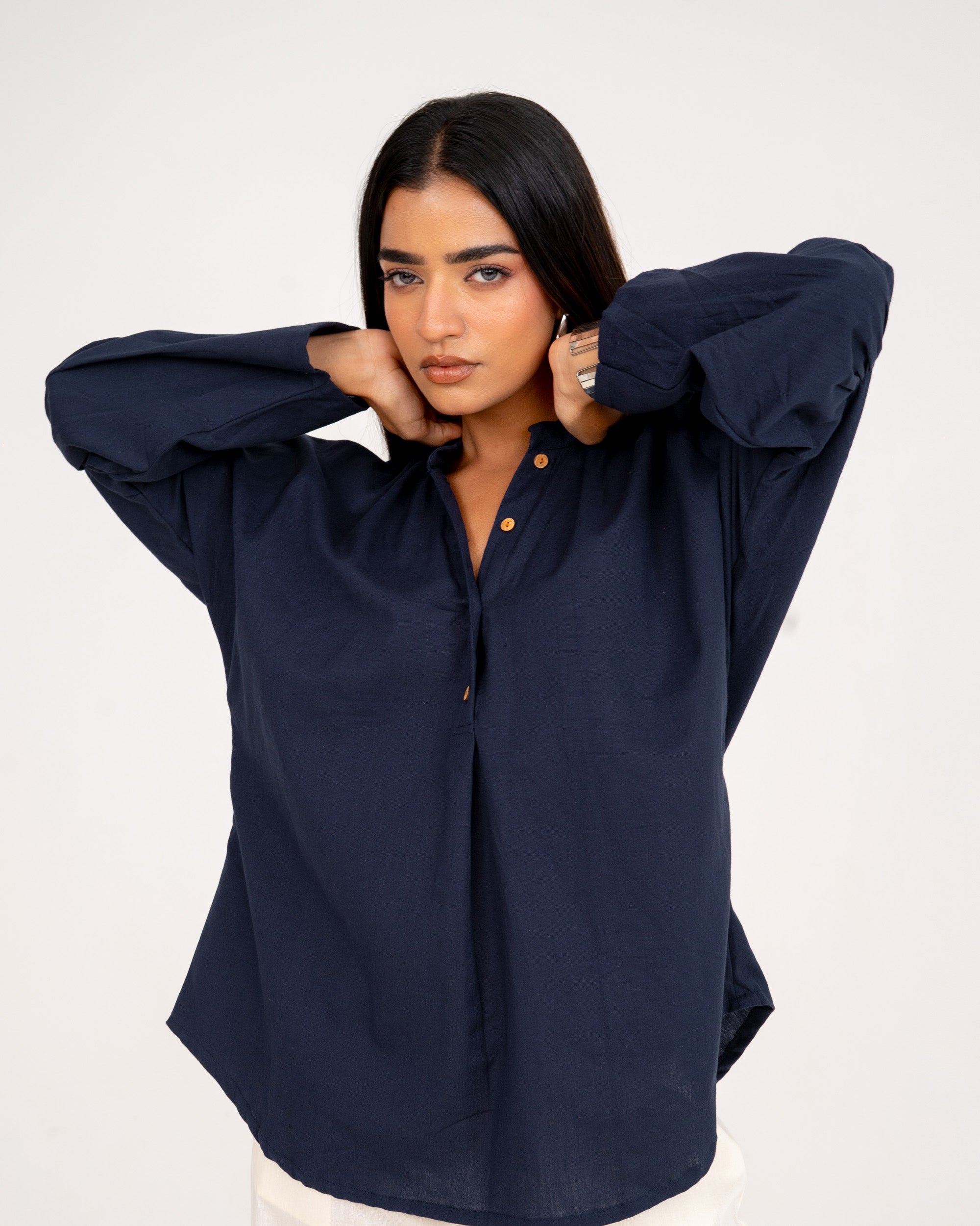 Haven Navy Blue Top
