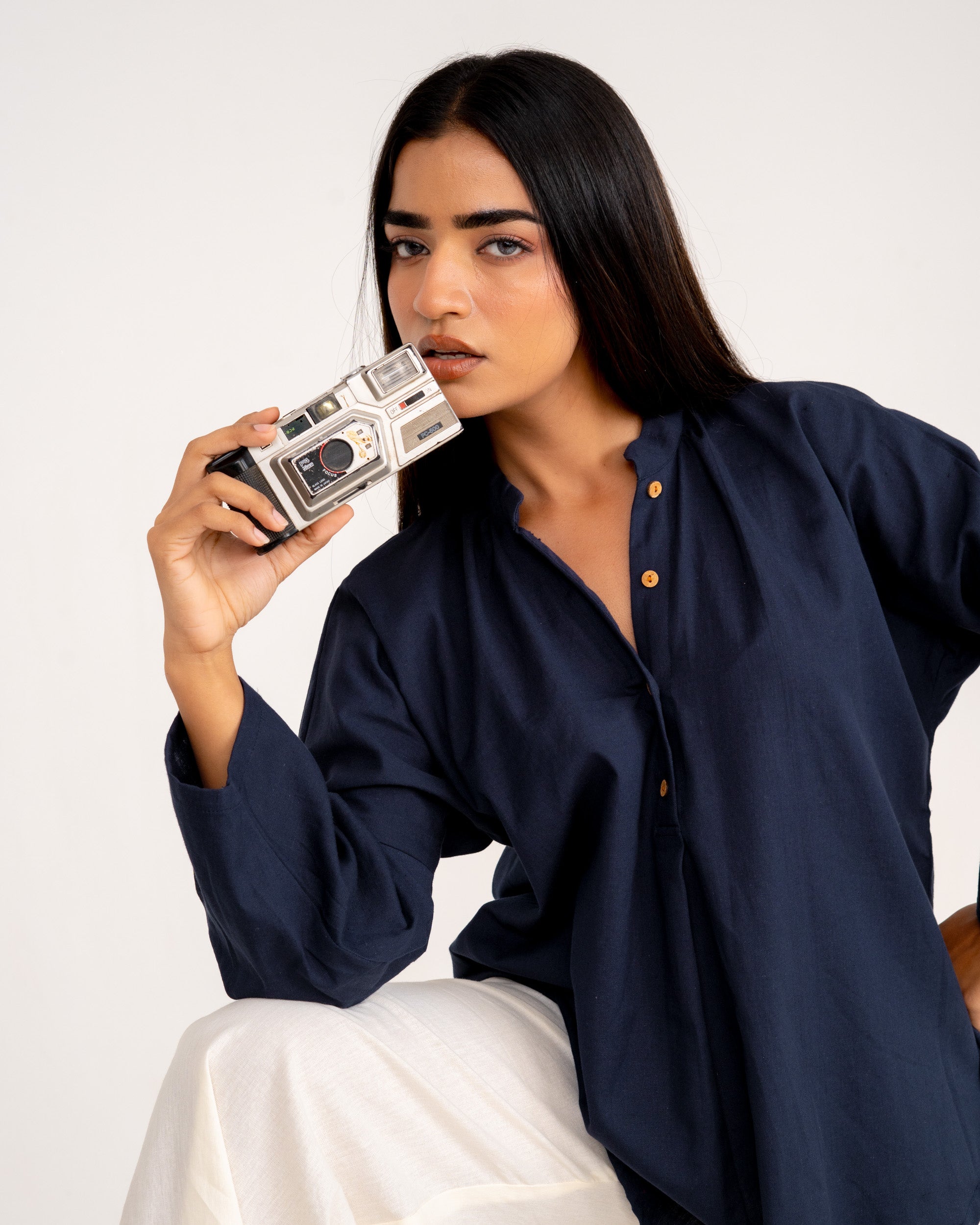 Haven Navy Blue Top