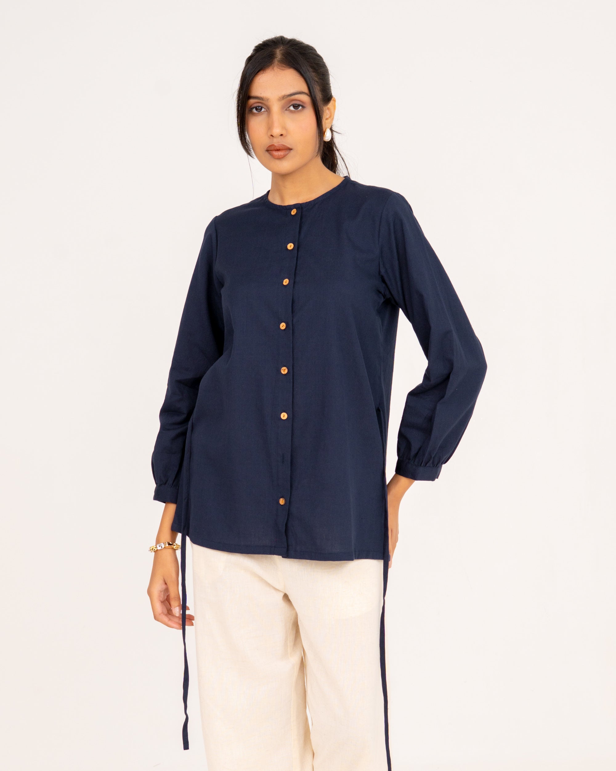 Nysa Navy Blue Top