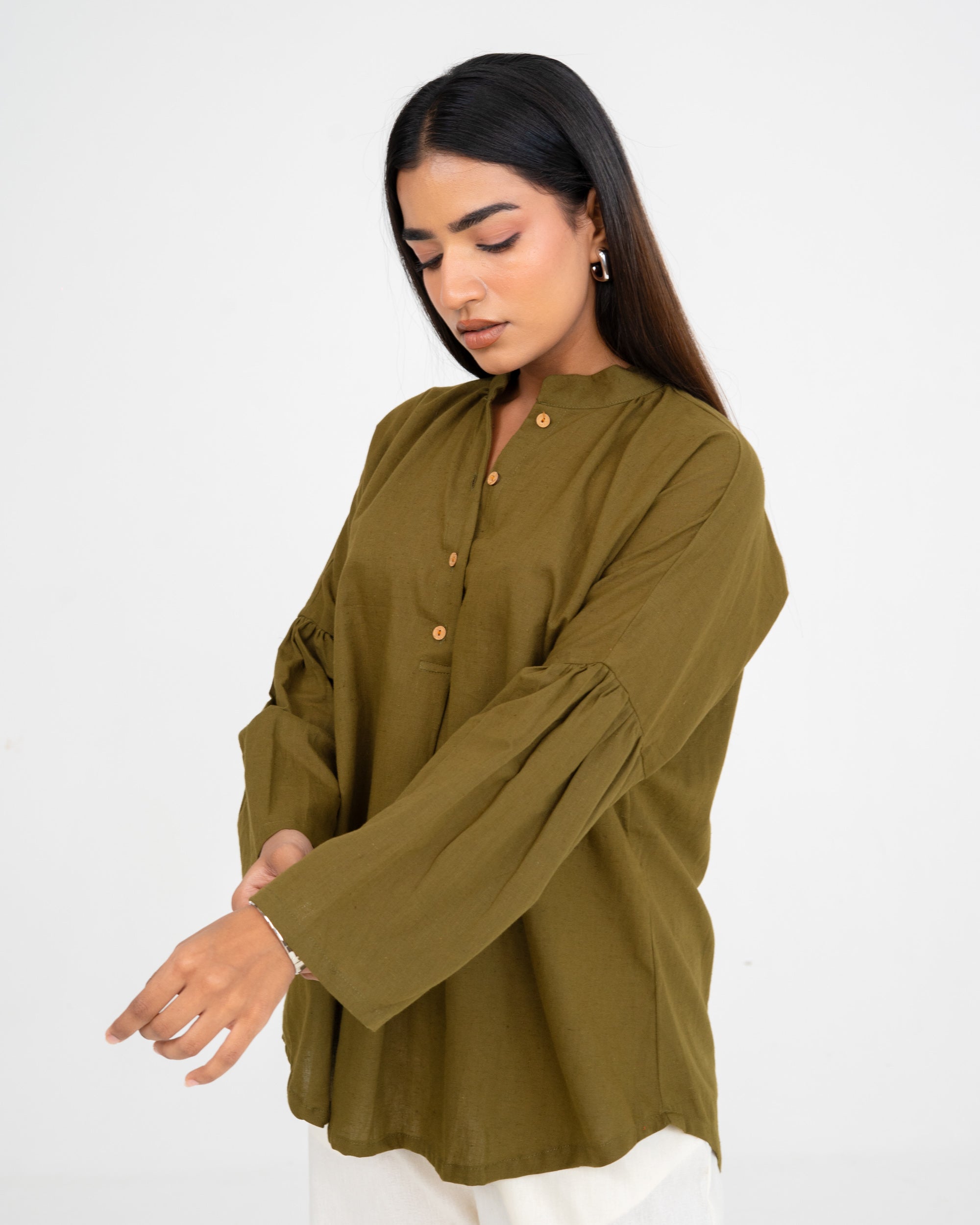 Haven Olive Green Top