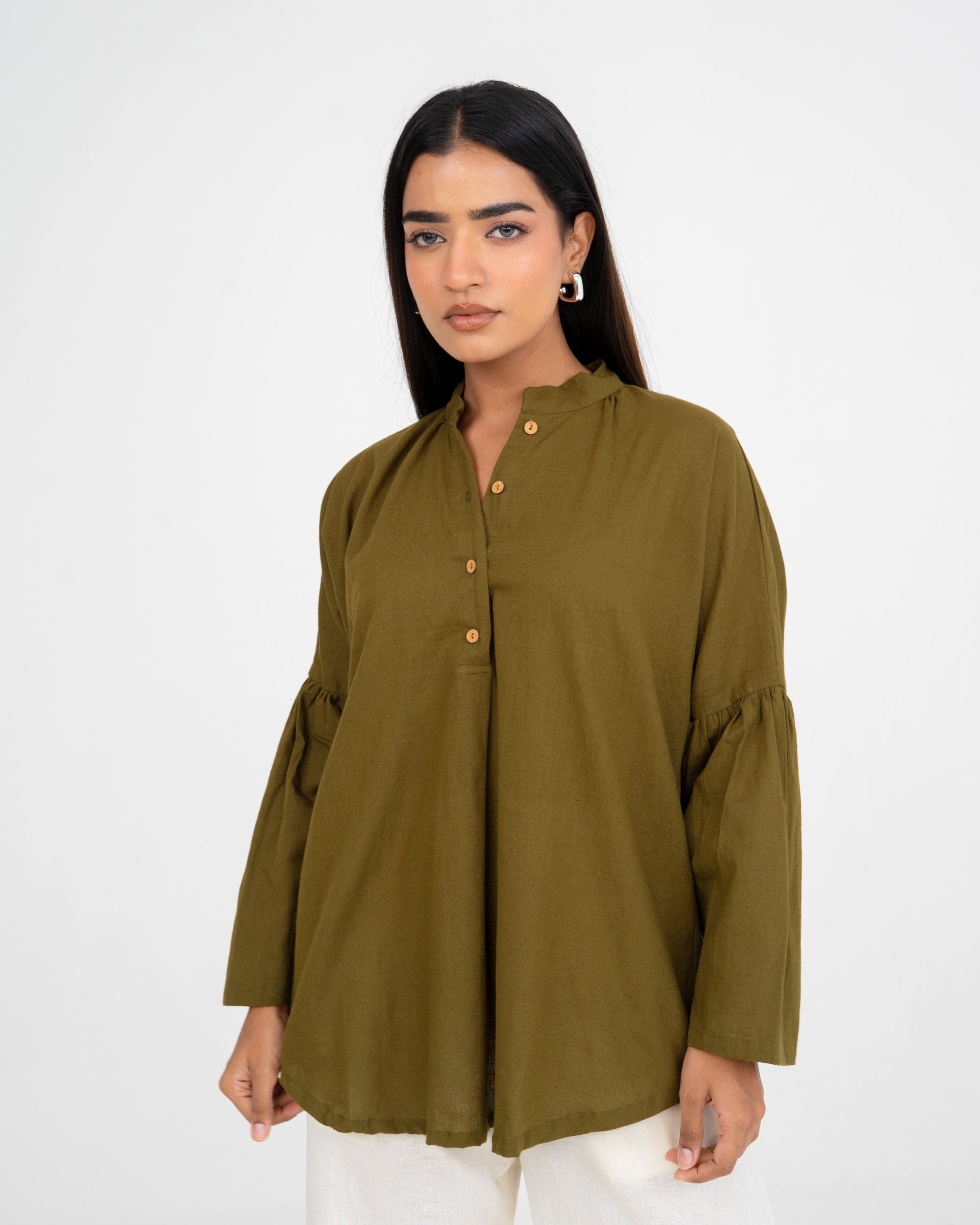 Haven Olive Green Top