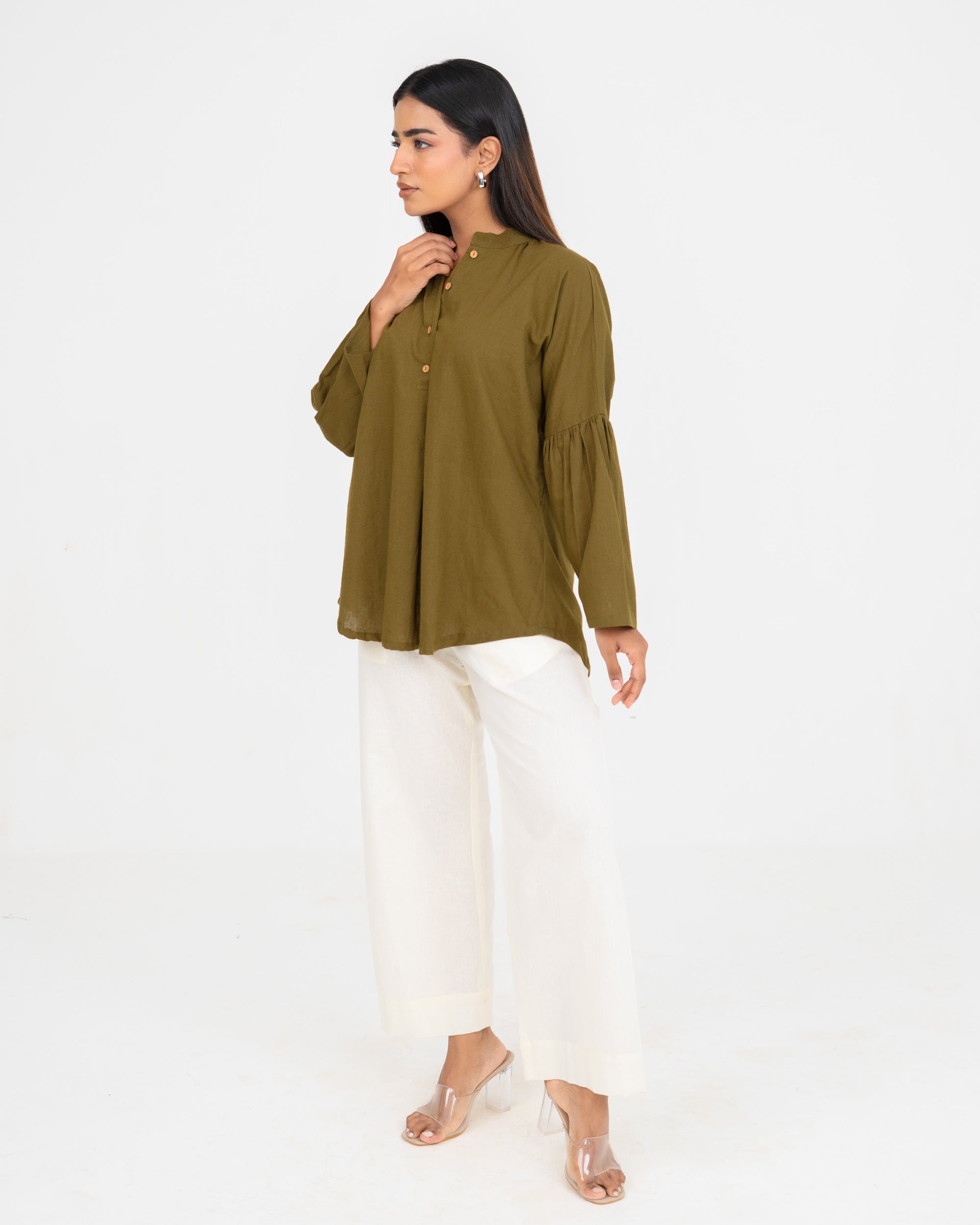 Haven Olive Green Top