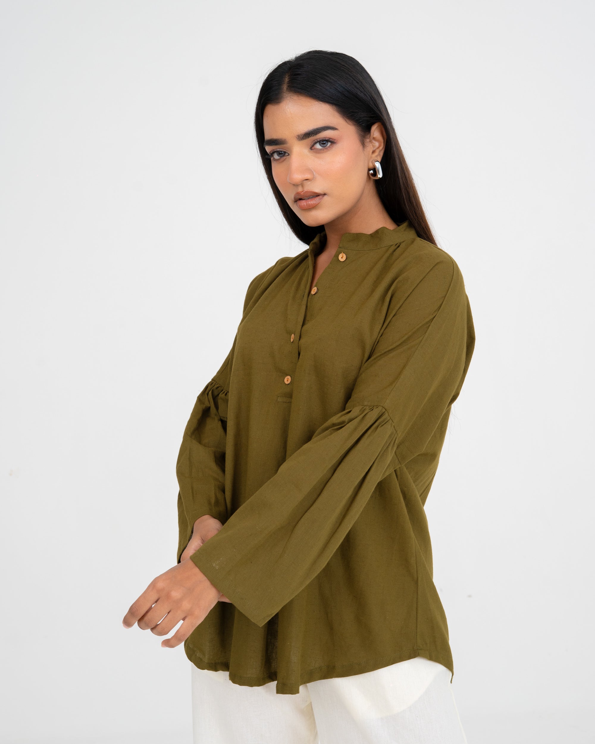 Haven Olive Green Top