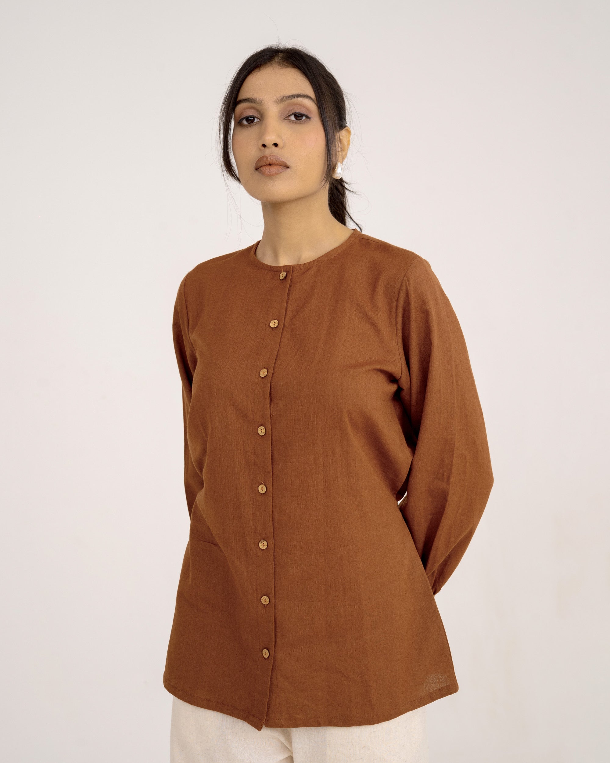 Nysa Brown Top