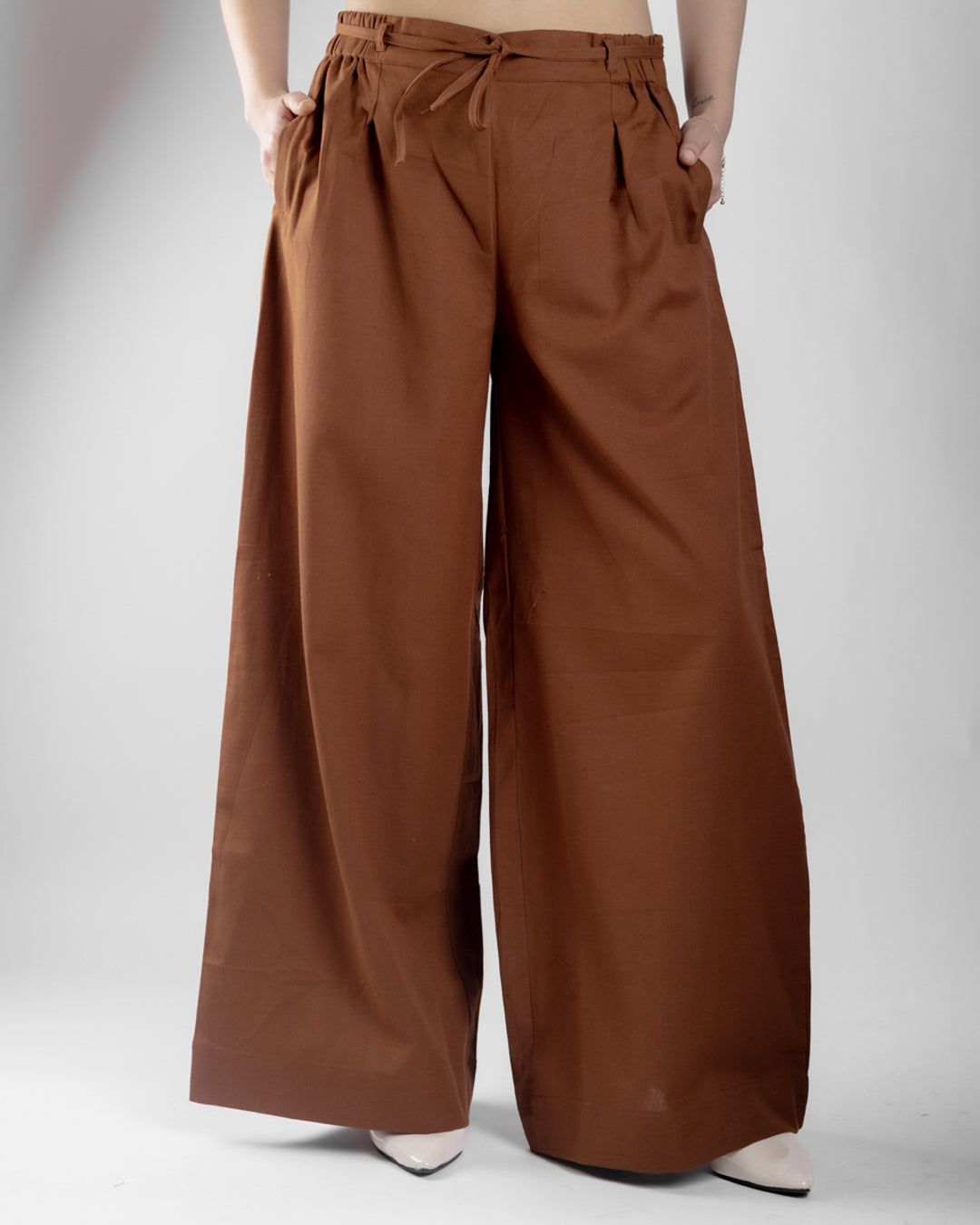 Orin Brown Drawstrings Pants