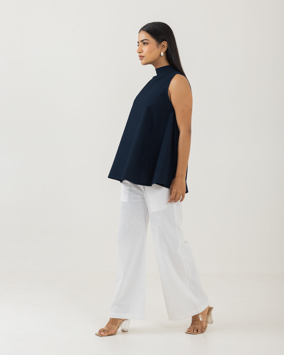 The Flow Mid Night Blue Halter Top