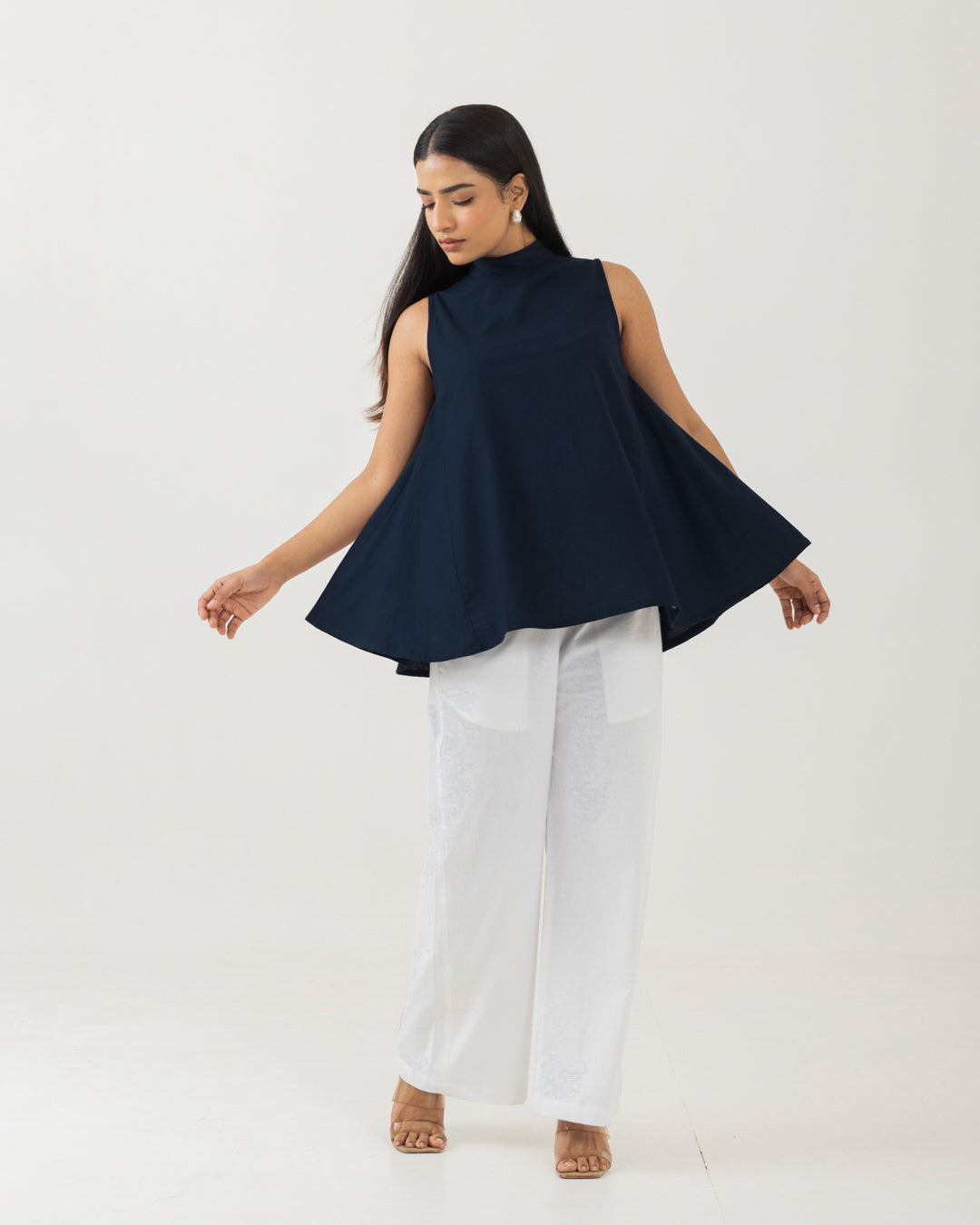 The Flow Mid Night Blue Halter Top