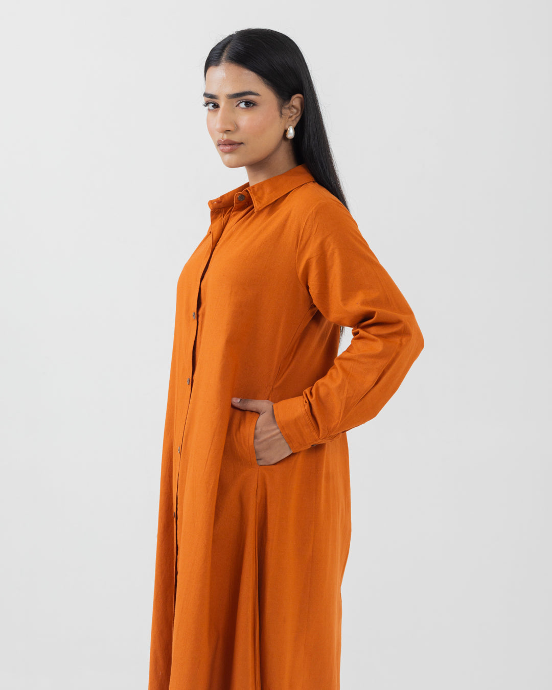 Dawn Rust Front Open Shirt