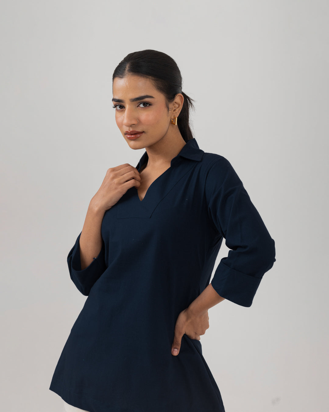 Solace Mid Night Blue Tunic