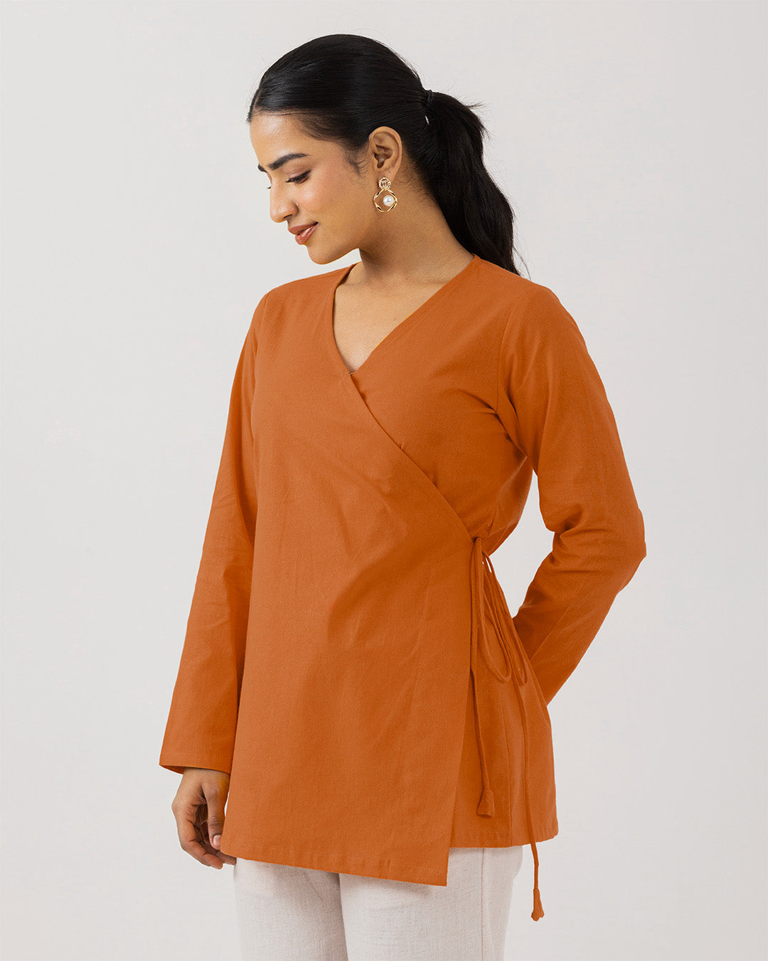 Nest Rust Angarkha Co-ord Set