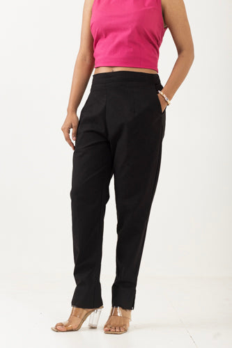 Solid Black Pant