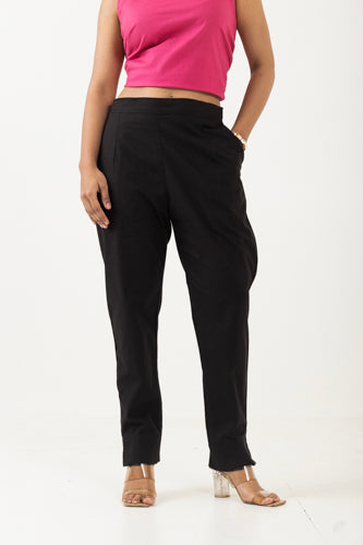 Solid Black Pant