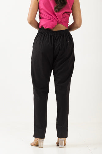 Solid Black Pant