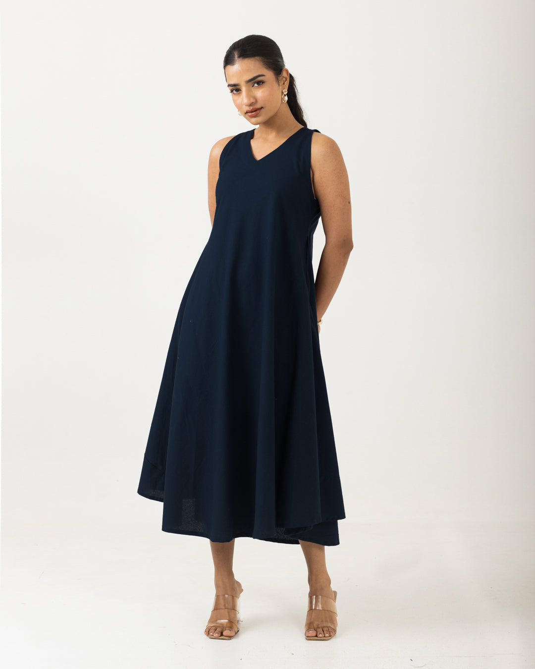Easy Flow Mid Night Blue Dress